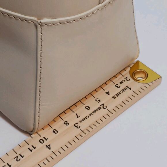 Moral Code Blake Tote Ivory Eco Friendly Leather MSRP $179 EUC - Picture 12 of 13